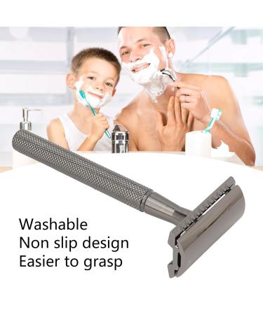 Double-Sided Vintage Metal Beard Trimmer for Men & Women - Washable Practical & Easy to Use (Black) | International Shipping Available - Buy Online on SooperMarket.com