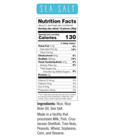 Sun Tropics Mochi Snack Bites Sea Salt 3.5 oz (6 Pack) - Gluten Free, Dairy Free Crunchy Snack - Buy Online on SooperMarket.com