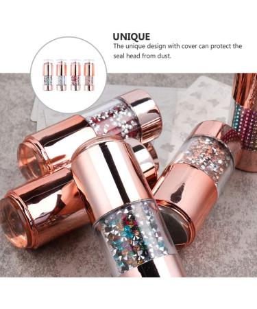 Beavorty 4-Piece Double-Headed Silicone Nail Stamp Set | Clear Manicure Art & DIY Nail Design - Buy Online on SooperMarket.com