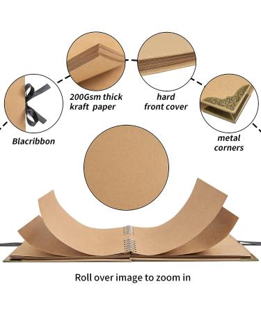 8x8 Inch DIY Scrapbook Album - Perfect for Wedding, Anniversary, and Family Photos - Buy Online on SooperMarket.com
