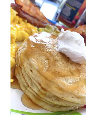 Keto Pancake & Waffle Mix | Fluffy, Gluten-Free, Grain-Free, Dairy-Free | Low Carb & Sugar-Free | Just Add Water | 3g Net Carbs | Baking Mix for Pancakes, Waffles, Cupcakes, Bread | English Muffins - Buy Online on SooperMarket.com