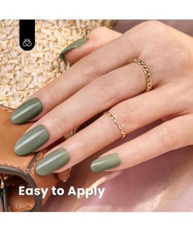 Beetles Sage Green Gel Polish 15mL - DIY Nail Art Soak Off UV LED Manicure Salon - 1 Pcs - Buy Online on SooperMarket.com