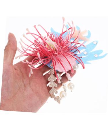 Gogogmee Flower Hairpin Flower Hairclip Sea Star Hair Pins Plumeria Flower Hair Clips Mermaid Hair Clips for Beach Hair Clip Hair Accessories for Cute Hair Accessories Fabric - Buy Online on SooperMarket.com