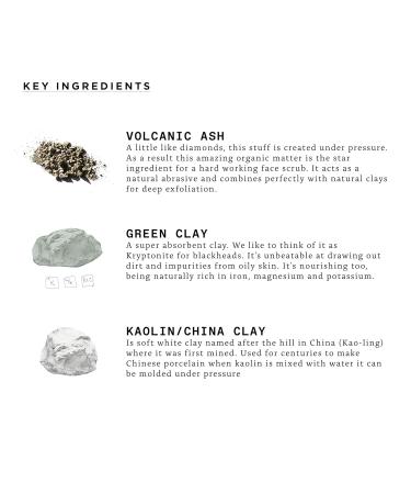 Triumph & Disaster Rock & Roll Facial Peeling - Volcanic Ash & Green Clay - Natural Blackhead Remover - Nourishing Facial Treatment 145g - Buy Online on SooperMarket.com