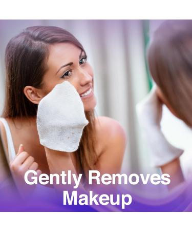 BeautyFrizz Lavender Face Cleansing Wipes - 120 pcs - Gentle Makeup Remover with Aloe, Retinol, Castor & Vitamin E - Refreshing Facial Wipes for Face & Neck - Buy Online on SooperMarket.com