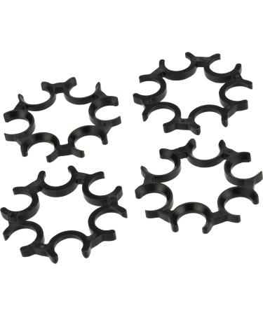 Evike ASG Airsoft Moon Clips for Dan Wesson Gen1 and 715 Series Revolvers Black