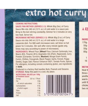 Mayflower Chinese Curry Sauce Extra Hot 255g - Pack of 2 - Buy Online on SooperMarket.com