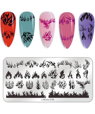 Budoci Nail Stamping Kit - 6-Piece Set with Nail Plates Stamp & Scraper for French Nail Art - Perfect for International Shipping - Buy Online on SooperMarket.com