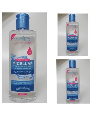 Derma V10 Pure Effect Micellar Cleansing Water - 200ml (3 Pack) | Best International Shipping - Buy Online on SooperMarket.com