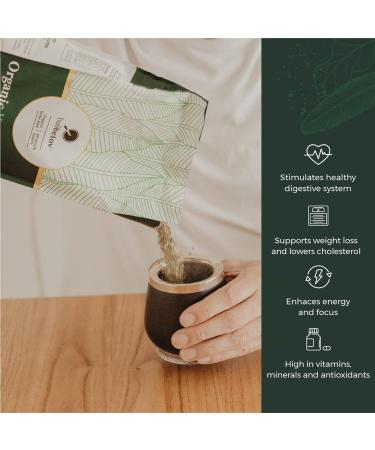 Organic Unsmoked Yerba Mate Tea - 2.2 lb (1 kg) Loose Leaf - Balibetov - Buy Online on SooperMarket.com