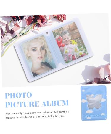 PRETYZOOM Mini Picture Album Keychain Photo Album Leather Scrapbook Wedding Picture Album Business Cards Holder Books Lovers Clip 11X8cm As Shown 4 - Buy Online on SooperMarket.com