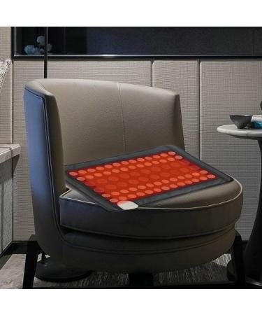 Far Infrared Heating Pad for Back - 23.5 x 16 with Jade & Tourmaline | Adjustable Temperature Soothing Pain Relief - Buy Online on SooperMarket.com