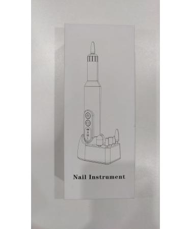 Portable Electric Nail File 12 Drill Bits Rechargeable Base - Adjustable Speed Manicure & Pedicure Set for Acrylic & Gel Nails - Buy Online on SooperMarket.com