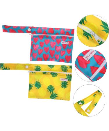 Cabilock Hygiene Bag Set - Period Pad and Tampon Storage Pouch - Portable Makeup and Lip Gloss Organizer - Menstrual Pad and Nursing Cushion Bag - 2 Pack, Assorted Colors - Buy Online on SooperMarket.com