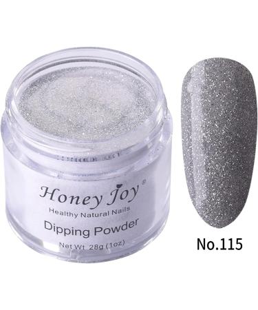 Silver Fine Dipping Powder- No Lamp Cure, Gel Polish Effect - 28g/Box (No.115) - Buy Online on SooperMarket.com