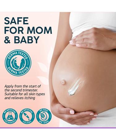 Stretch Mark Cream - Maternity Skin Care with Collagen, Jojoba, and Olive Oil - Prevents and Fades Stretch Marks - Hydrating Belly Lotion for Pregnant Women - 4 oz - Buy Online on SooperMarket.com