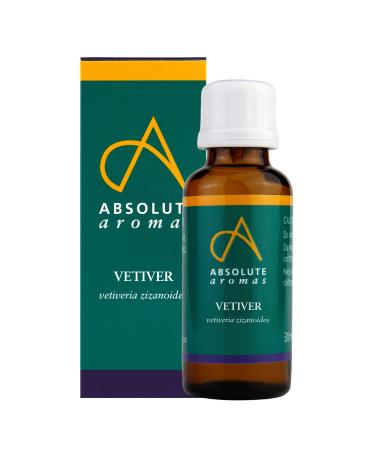 Absolute Aromas Vetiver Essential Oil 30ml - 100% Pure Natural Undiluted Vegan and Cruelty-Free - For use in Diffusers and Aromatherapy Blends