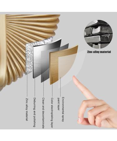 Cupboard Handles Copper Knobs 2PCS Solid Kitchen Cabinet Drawer Knobs Modern Furniture Pulls Cupboard Pull Handle Hardware Gold Wardrobe Door Handles Single Hole with 16mm Screws 33mm/1.3in 33mm/1.3in Gold - Buy Online on SooperMarket.com