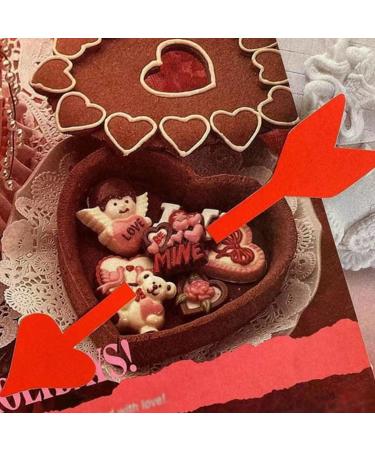 Didiseaon 20pcs Valentine's Day Cake Inserts Fruit Cake Bridal Shower Picks Appetizer Toothpicks Decorative Cake Inserts Red Decor Paper Cups Birthday Cake Decoration Dessert Arrow - Buy Online on SooperMarket.com