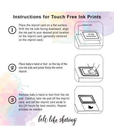 My Tiny Prints Newborn Baby Handprint and Footprint Kit - Baby Keepsake Frame with Ink Pad - Baby Shower Gift - 17 x 9.5 - Gray - Buy Online on SooperMarket.com