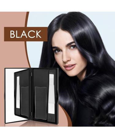 Root Cover Up Black Hairline Powder Root Touch Up Powder Hide Your Grey Roots and Bald Spots Quickly and Easily Root Cover Up Hair Toppers for Women & Men Hair Fibers for Thinning Hair 6.5g - Buy Online on SooperMarket.com