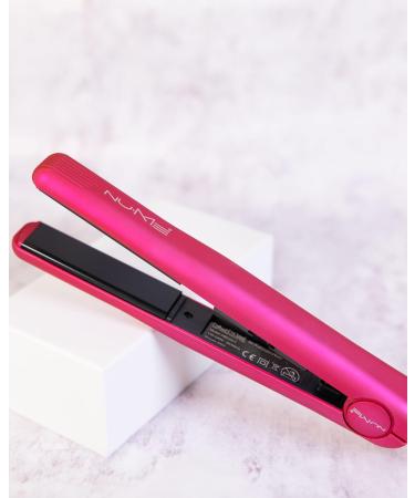 NuMe Fashionista Hair Straightener - Tourmaline Ceramic Flat Iron with Smart Memory & Auto Shut Off - Professional Salon Styling in Purple - Buy Online on SooperMarket.com