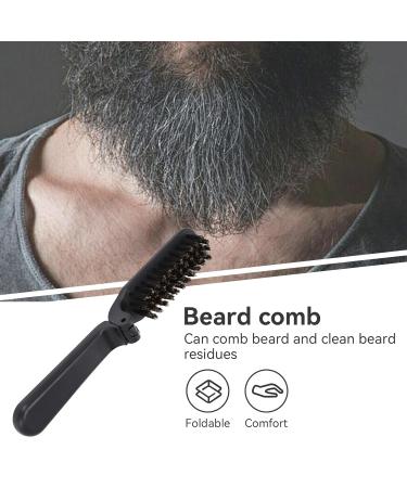 Collapsible Hairbrush & Travel Beard Styling Combs | Double-Headed Antistatic Brushes for Men | Smooth Shine & Style Anywhere - Buy Online on SooperMarket.com