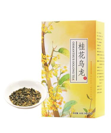 Yctze Oolong Tea Oolong Osmanthus Fragrans Flower Leaves Triangle Bag Chinese Tea for Home Office Hotel Daily Life