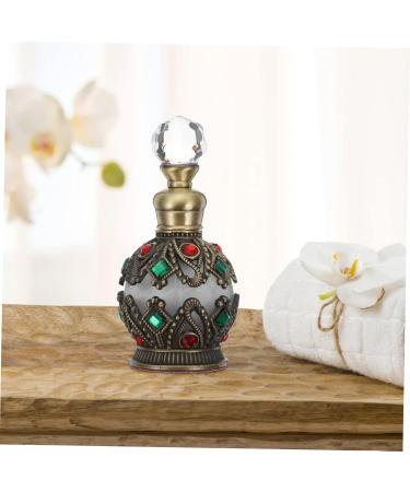 PLAFOPE Essential Oil Bottle Travel Container Diamond Inlaid Bottle Mini Perfume Bottle Toiletry Containers Refillable Perfume Bottle Diamond Inlaid Perfume Holder Perfumes Alloy - Buy Online on SooperMarket.com
