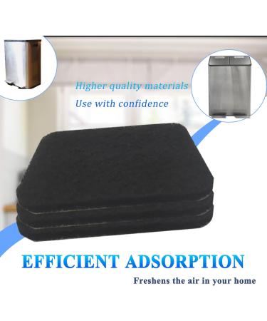 Purifylogix Odor-Absorbing Filter Refill Packs for Simpli-Magic Trash Can | Activated Carbon Deodorizers | Compatible with Built-In Odor Filter (Square 6 Pack) - Buy Online on SooperMarket.com