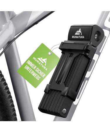 Munatura 120cm Folding Bicycle Lock | High-Security Bike Lock with Bracket | Durable & Portable Lock for Bicycles - Buy Online on SooperMarket.com