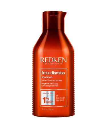 Redken Frizz Dismiss Shampoo | Weightless Frizz Control | Anti Frizz for Smoother Hair | Sulfate Free 10.1 Fl Oz