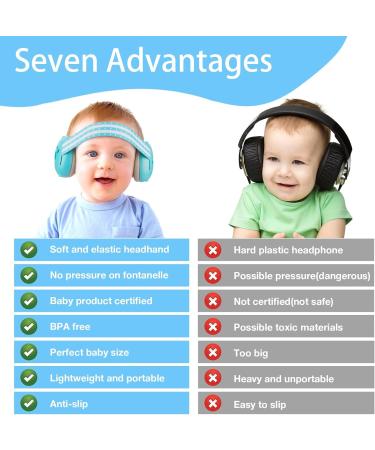 Yiomxhi Adjustable Baby Ear Defenders | Noise Suppression Hearing Protection for 0-36 Months | Protect Your Baby's Ears - Buy Online on SooperMarket.com