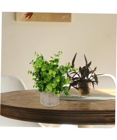 Cabilock 1pc Simulated Potted Plant Green Plants Plastic Rosemary As Shown 22x8cm - Buy Online on SooperMarket.com
