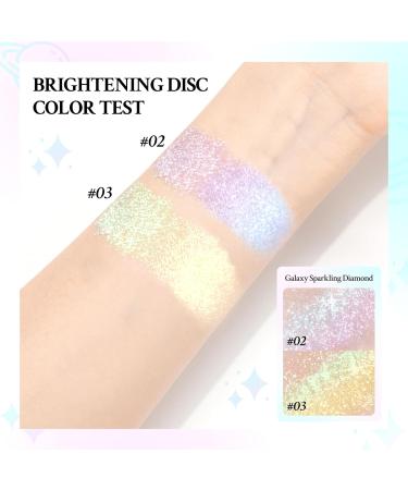 Chameleon Face Highlighter Palette - Multichrome Glitter Shimmer Makeup | Holographic Sparkle & Color Shifting Illuminator for Eyes - Buy Online on SooperMarket.com