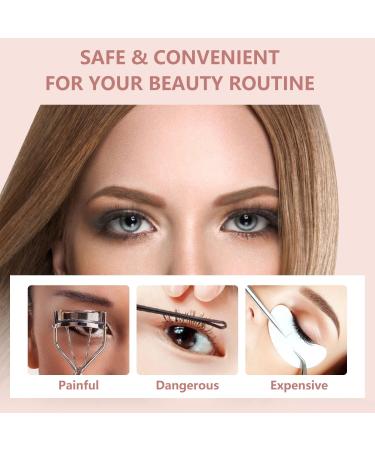 OWill Heated Eyelash Curler with Comb 7 s Quick Heated Lash Curler with 2 Temp Settings USB Rechargeable Electric Eyelash Curler Heated with Intelligent Power-Off Mode for All Eye Shapes and Lashes - Buy Online on SooperMarket.com