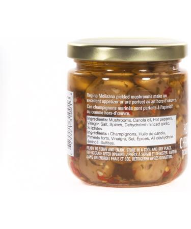 Regina Molisana Hot Pickled Mushrooms in Oil 250 milliliters Hot Mushrooms - Buy Online on SooperMarket.com