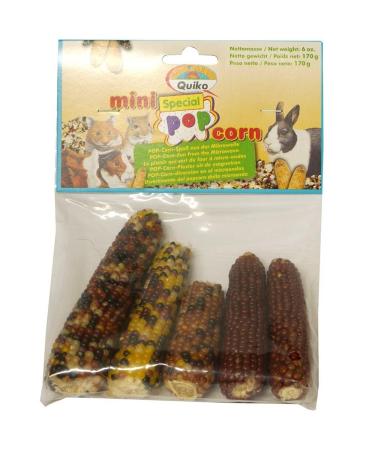 Quiko Mini Popcorn Special 170g - Natural corn cobs with minerals for rodents 170 g (1 pack)