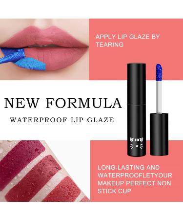 QIUFSSE Peel Off Lip Stain - Long Lasting Nude Lip Tint Matte Liquid Lipstick - Buy Online on SooperMarket.com