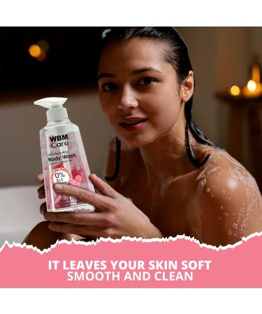 Ultra Moisturizing Body Wash for All Skin Types - Rose & Pearl Extracts with Himalayan Pink Salt | 17.5 fl oz - Buy Online on SooperMarket.com