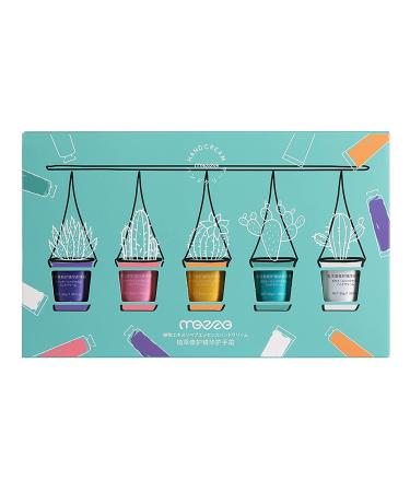 Plant fragrance hand care cream for dry - 5PCs mini hand creams i moisturizer for rough - hand cream cracked hands hand care for dry hands the vegan care formula spoils your hands 1 g (1 Pack) multicoles