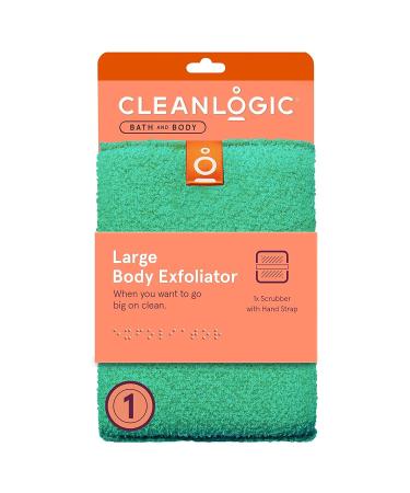 Clean Logic Large Body Exfoliator with Hand Strap - Pack of 2 - Buy Online on SooperMarket.com