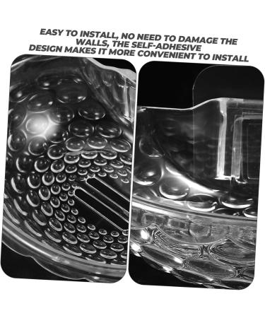 Ciieeo 4 Pcs Transparent Soap Box Soap Holder Bathroom Soap Mount Sink Shower Soap Dish Soapdish Soap Case Self-adhesive Soap Dish Soap Stand Home Supplies Plastic Household Products Tray - Buy Online on SooperMarket.com