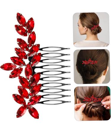 Gogogmee Bridal Headwear Hair Comb Bridal Hair Accessories Hair Side Comb Wedding Hair Accessories for Brides Diamond Hair Accessories Wedding Hair Clips for Brides - Buy Online on SooperMarket.com