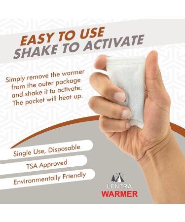 50 Count Hot Hand Warmers | 10-Hour Long Lasting Heat Packs for Hands, Toes & Body | TSA Approved - Buy Online on SooperMarket.com