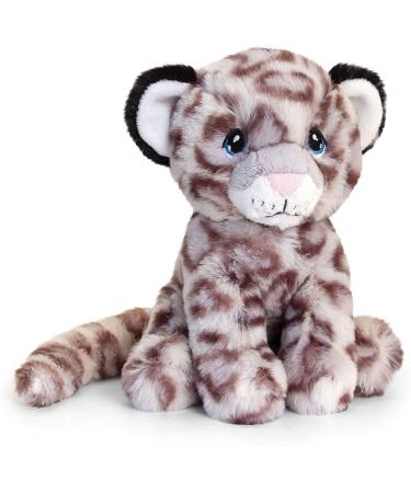 Deluxe Paws Plush Cuddly Soft Eco Toys 100% Recycled (Snow Leopard)