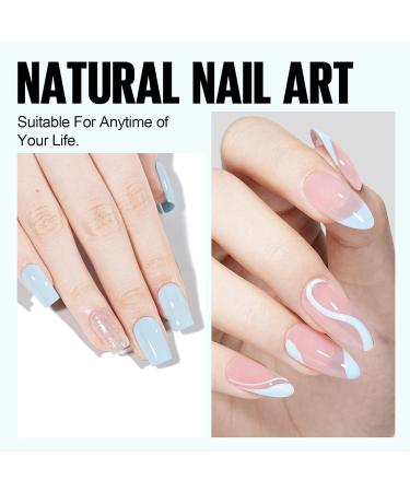 TOMICCA Baby Blue Gel Nail Polish - Long Lasting Sky Blue UV/LED Soak-Off Gel, Perfect for Manicure Salon or DIY at Home - Buy Online on SooperMarket.com