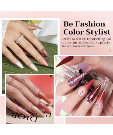 Modelones Gel Nail Kit - 12 Colors Gel Nail Polish Set with Lamp | Starter Kit with 48W Nail Lamp and Manicure Tools | DIY Nail Art at Home - Buy Online on SooperMarket.com