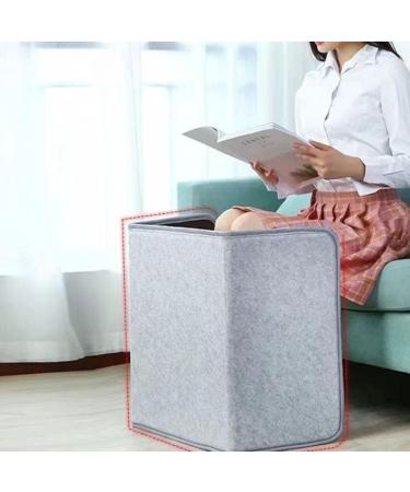 Optimized Surface Heating Triple Foldable Room Heater - Eco-Friendly Electric Foot Warmer with 45 Angle Auto Shutoff & Overheat Protection | Virtcooy for Home Office & Bedroom - Buy Online on SooperMarket.com